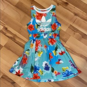 Adidas Floral Kids Dress - size medium